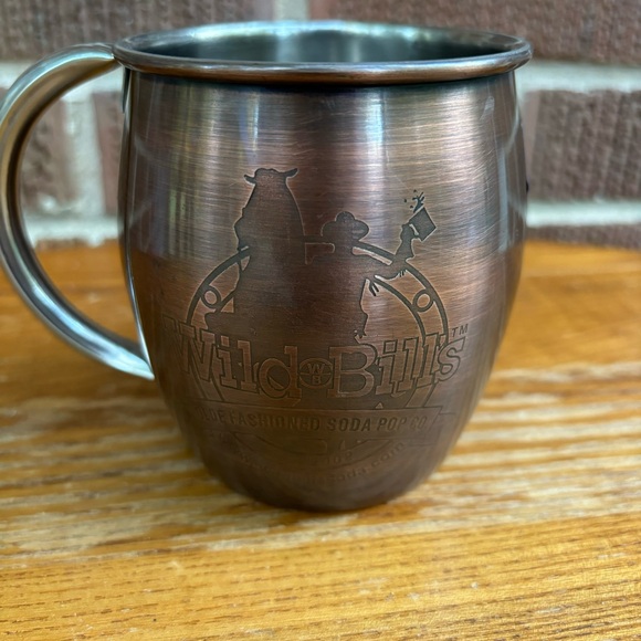 Bike Week Gettysburg 2008 Wild Bill Silver color Mug 5" X 3.75" aluminum tin. - Picture 5 of 8